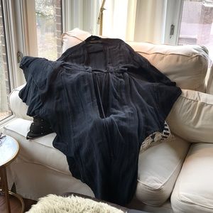 Jen's Pirate Booty Black Lightweight Swim Coverup